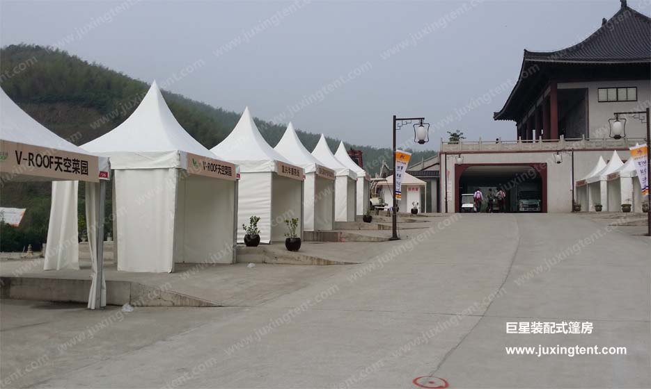 宜興大覺(jué)寺素食節(jié)尖頂帳篷