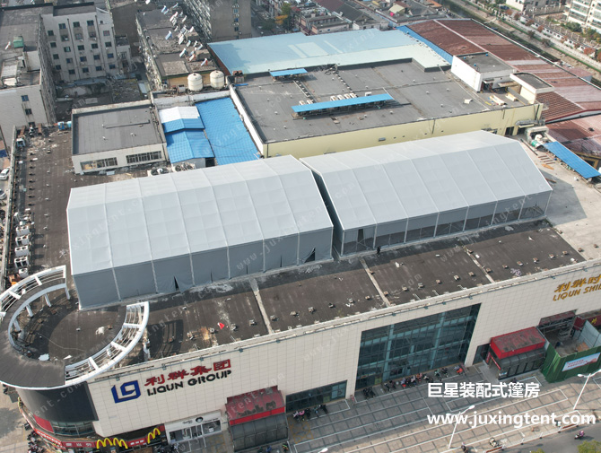 揚(yáng)州樓頂體育篷房 籃球、羽毛球篷房場(chǎng)館